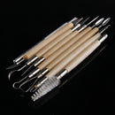 22pcs Stainless Steel and Wooden Handle Clay Pottery Sculpture Tool New