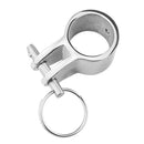 Stainless Steel Boat Jaw Slide with Quick Release Pin Fits 1" 25mm Tubing