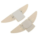 6x Sliding Closet Door Lock Window Stopper Wedge Lock Security for Kid Safty