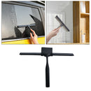 1pcs Bathroom Squeegee Glass Squeegee Cleaner Shower Window Wiper Black