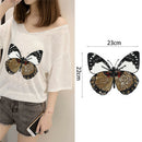 Iron On Patch Embroidered APLique Shirt Pants Sewing Holes ClothesButterfly BX