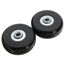 2 Sets Luggage Suitcase Replacement Wheels OD 50mm Axles Washers Wrenches Parts