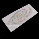 Universe Rhinestones Iron on Hot Fix Motif Heat Press Applique Patch 12.5x6.2