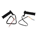 1 Pair Motorcycle 7/8" Electric Hand Heated Molded Grips ATV Warmers Handle
