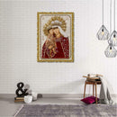 5D DIY Crystal Diamond Painting Religion Cross Stitch Kit Embroidery Mosaic