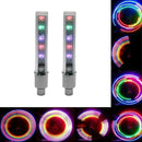 2pcs Practical Special LED Flash Light Wheel Tire Cap For Car Motorcycle