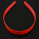 Ladies Red Plastic Teeth Hair Hoop Headband Ornament O8L3
