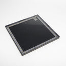 Clear Acrylic Display Case with Black Base, 8.27x8.27x7.87inch