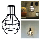 Wire Frame Pendant Light Loft Ceiling Lamp Shade Home Decor Lamp Covers Home Bar