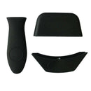 Silicone Hot Handle Holder (Set Of 3) Hot Mitts For Cast Iron Skillets Pans W8S7