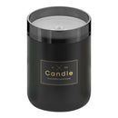 280ML Desk Candle Humidifier USB Mute Mist Maker with Ambient Light (Black) A