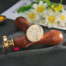 Retro Wedding Patterns Wax Seal Stamp for Stamping Envelope Gift Cards (31) A