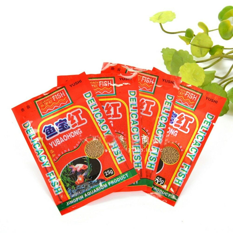 HOT Koi Pellets 12g Pond Aquarium Tank Carp Small Goldfish Fish Food Feed M0V2