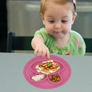 Baby Dishes Silicone Infant Bowls Plate Tableware Kids Food Holder Tray Car