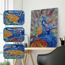 5D DIY Special Shaped Diamond Painting Peafowl Cross Stitch Embroidery Kits