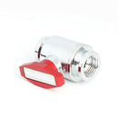 G1/4 Thread Vent Valve Water Ball Valve for PC Water Cooling System (Red) A