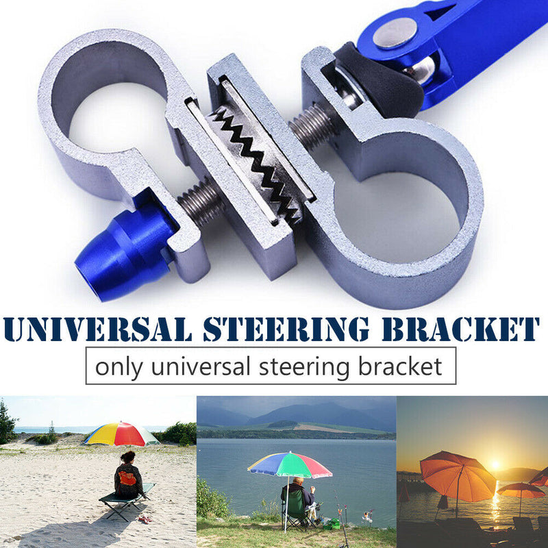 Fishing Umbrella Bracket Aluminum Alloy Connector Steering Gear Universal Fit