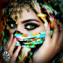 5D DIY Full Drill Diamond Painting Masked Beauty Cross Stitch Embroidery (1