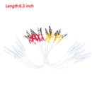 12Pcs/Set Alligator Clip Cable Electronic Acupuncture Treatment Instrume Gw