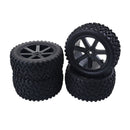1/10 Buggy On-road Car Wheel Rim &Tyre Set for Redcat, HSP, HPI RC Car Black