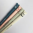 4 Pcs/Set Cute Animal Panda Mouse Erasable Gel Ink Pen 0.35Mm Gel Pen Schoo Q4J2