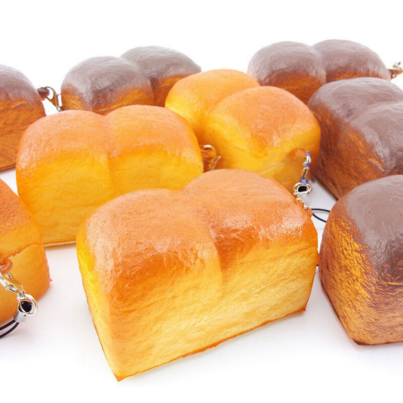 Loaf Simulation Bagels Soft phone Charm Bread Scented Strap 2017&d