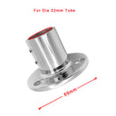 2pcs 316 Stainless Steel Yacht Boat Rail Fitting 22mm 7/8 inch 90 Degree Round