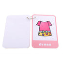 Clothes Flash Cards Set - Educational Picture & Letter Cognition Card Pack