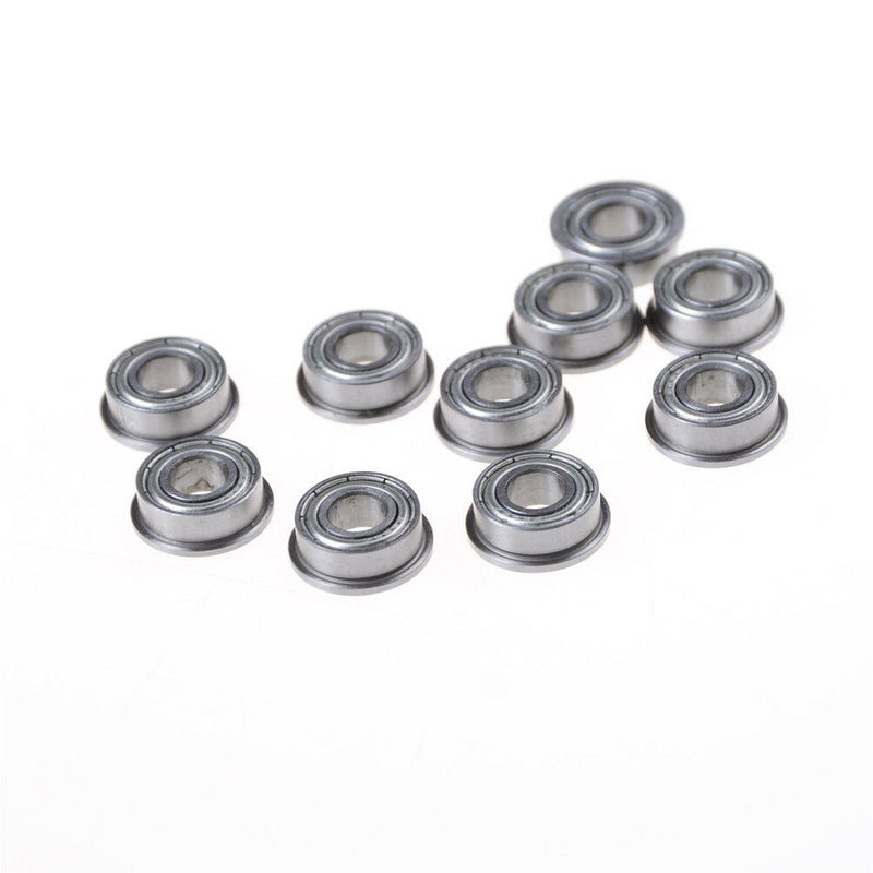 10pcs F686 F686ZZ Mini Metal Double Shielded Flanged Ball Bearings 6*13*5mm M Ew