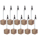 10pcs Cube Wire Card Picture Memo Photo Clip Holder Desk Alligator Clip Gift