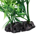 Green Bamboo Leaves Shaped Decorative Artificial Grass for Aquarium Fish Ta O3Q8