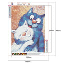 5D DIY Full Drill Diamond Painting Cat Cross Stitch Embroidery Kit (C1107)
