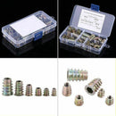 50 Pcs M4/M5/M6/M8/M10 Zinc Alloy Hex Socket Screw Inserts Threaded Insert