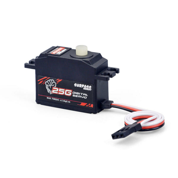 25g Plastic Gear Servo for 1/12 RC Car Aircraft RC Boat Robot S0025P