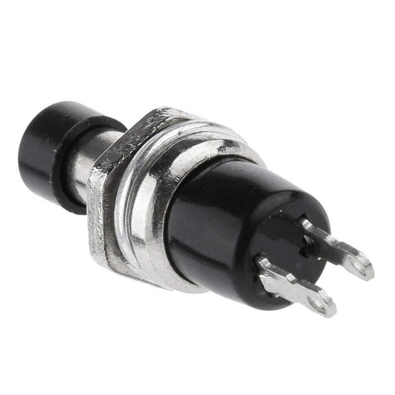10x Pushbutton Switches Switches Release Off Black