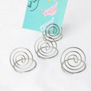 Table Top Wire Place Card Holder Stand Memo Note Recipe Centerpieces Number P4F3