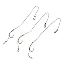 3 Pieces Fishing Hair Rig Braided Thread Carbon Steel Hooks Boilies Carp Rig