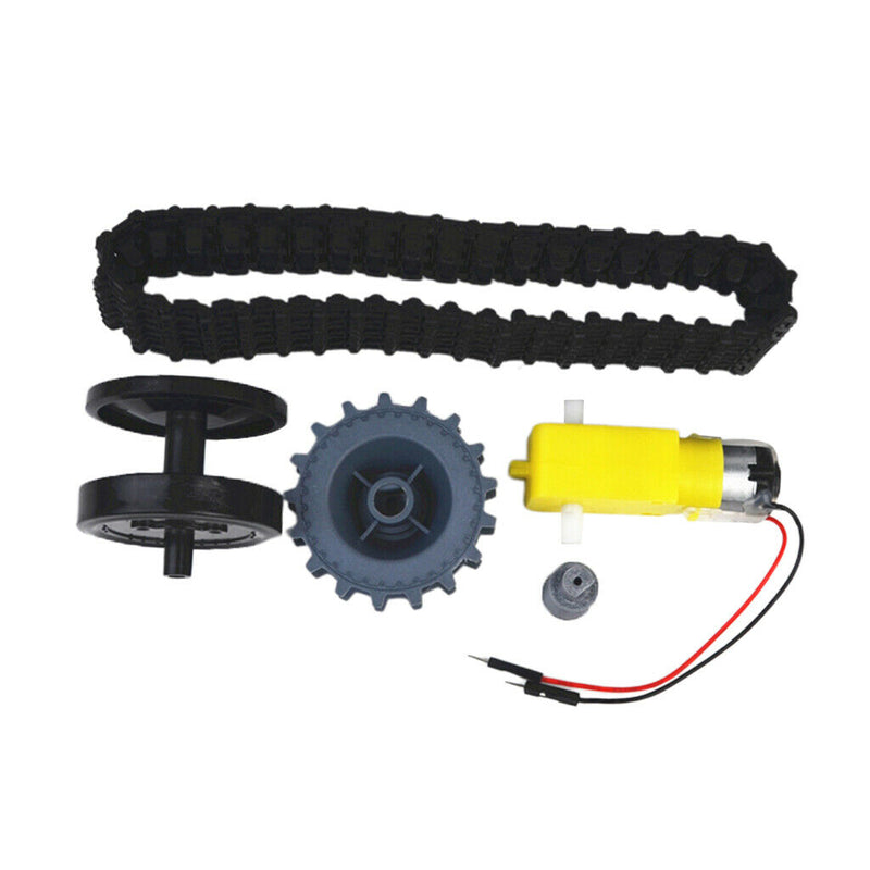DIY Tank Accessories Set of 40 Section Tank Track Conveyor and Drive Wheels -