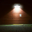 2 Pack 206 LED Solar Lights Powered PIR Motion Sensor Light Outdoor Garden