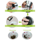Stainless Steel Pepper and salt mill grinder set (2PS pepper mills)