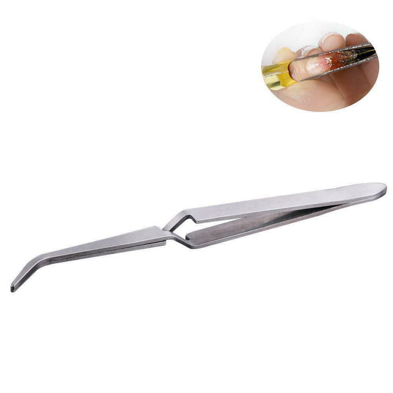 Multi-Function Clip Stainless Steel Tweezers Pinchers Nipper Nails Kit Art G7R2