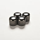 4xBlack Metal Dome Volume Tone Control Knobs for Electric Push-on Guitar Bass BX
