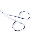 New Scissors Flat Tip Eyebrow Tweezers Clamp Clipper Stainless Removal Tool TE