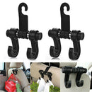 Vehicle Car Headrest Seat Double Hook Holder Hanger Bag Organizer Coat Hanger JT