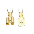 5X(200Pcs/50Pairs Female Male Spade Crimp Terminals Sleeve Wire Wrap Conne J9I1)