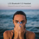 Langsdom L33 Neckband Earphones Bluetooth Magnetic Switch In-Ear Earbuds