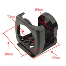 2Pcs Car Folding Drink Holder Boat Vehicle Cup Mugs Stand Hard Plastic Black