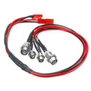 Headlight 2pcs Front+Back LED Light Kit For WPL B14/16/42 C14/24 RC Car Truck