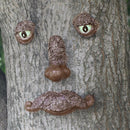 Old Man Whimsical Tree Statues Hugger Outdoor Garden Art Peeker Sculptures Decor