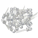 100 x LED Diode White 5 mm D4J3